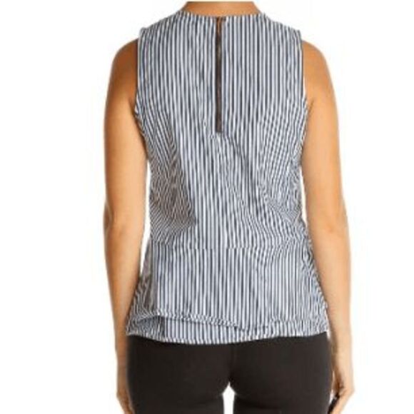 Michael Michael Kors Striped Peplum blouse, Size Small - Picture 2 of 8